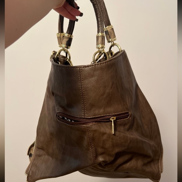 Brown Camo Slouchy Bag - Picture 2 of 3